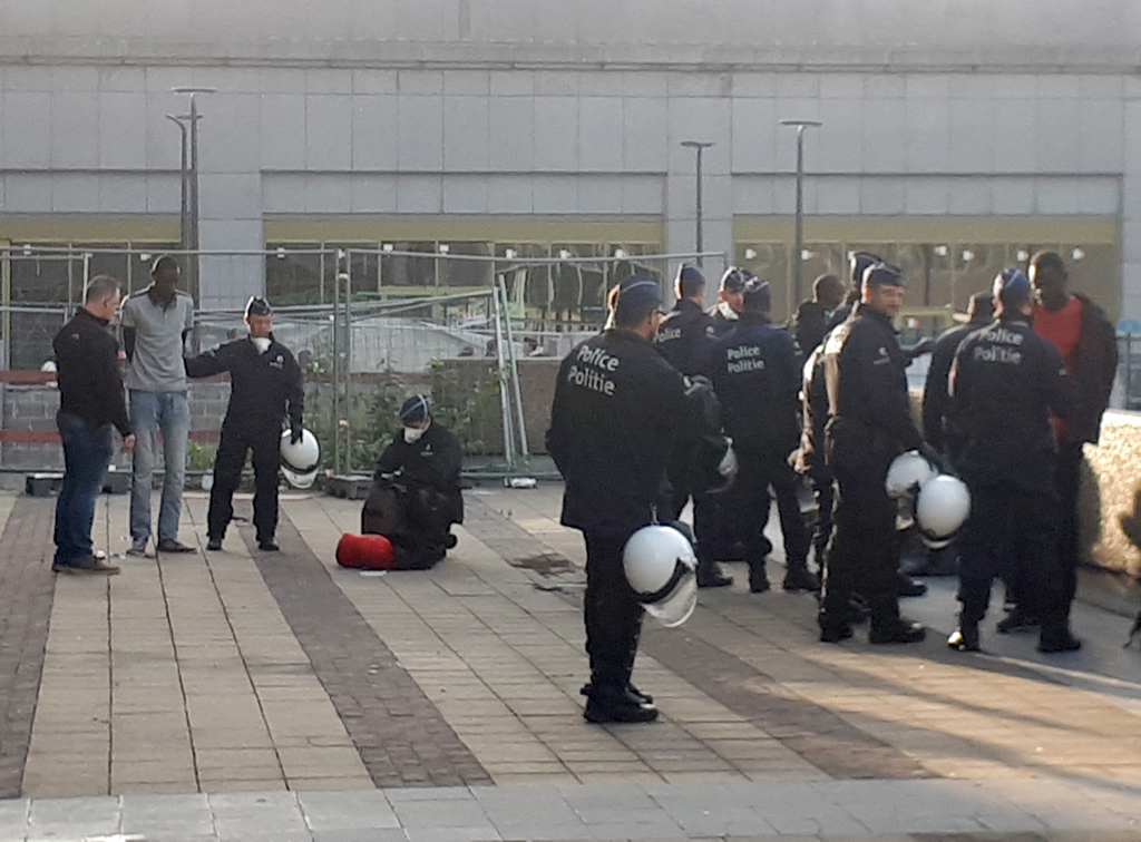 Polizeirazzia am Nordbahnhof