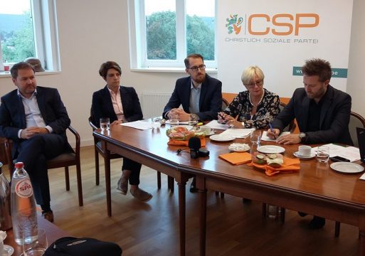 Pressekonferenz der CSP (13.9.)