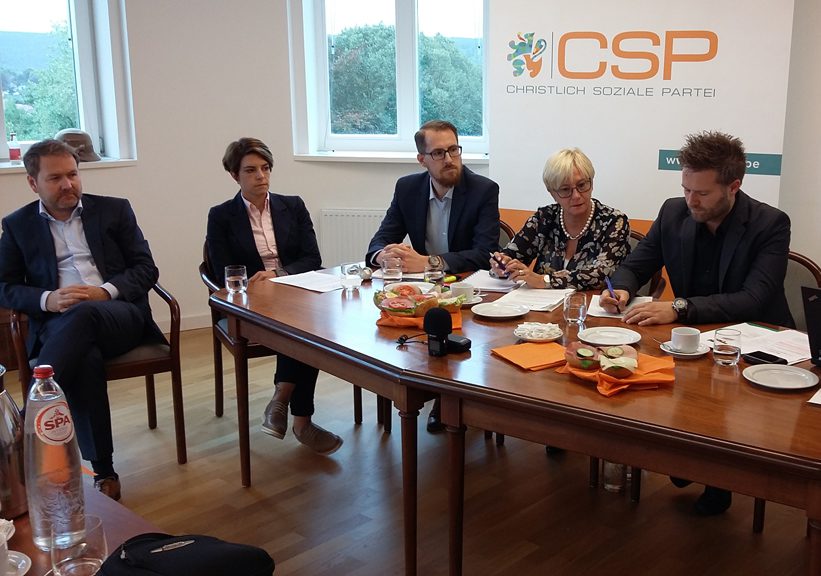 Pressekonferenz der CSP (13.9.)