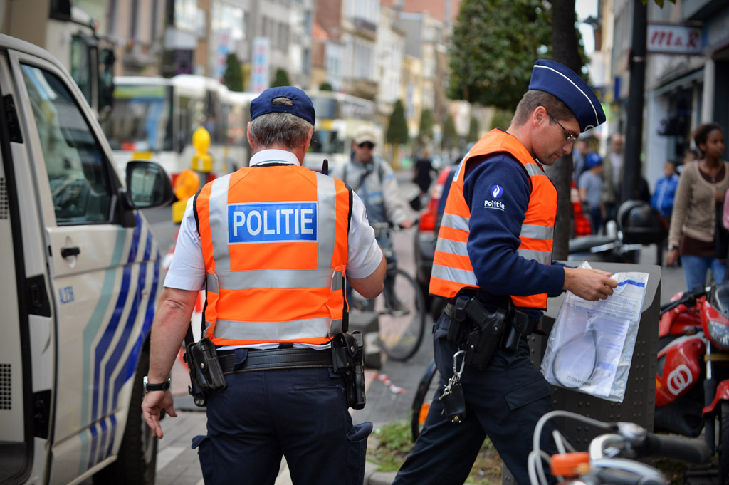 Polizeibeamte in Antwerpen (Archivbild)
