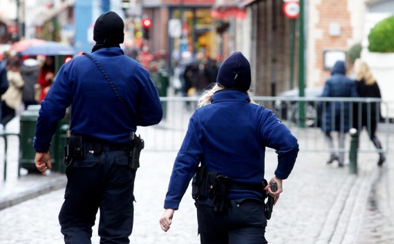 Polizei in Brüssel
