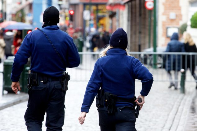 Polizei in Brüssel