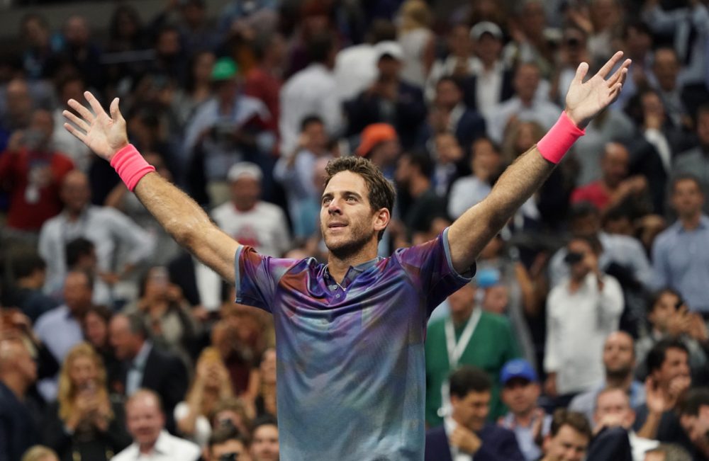 Juan Martin del Potro gewinnt sein Viertelfinale gegen Roger Federer