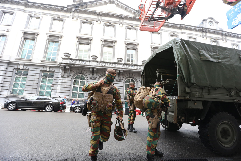 Soldaten in Brüssel