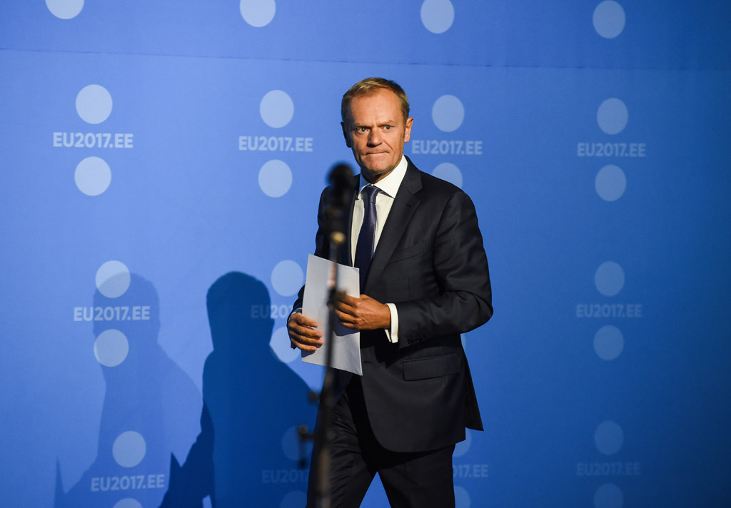 EU-Ratspräsident Donald Tusk in Tallinn