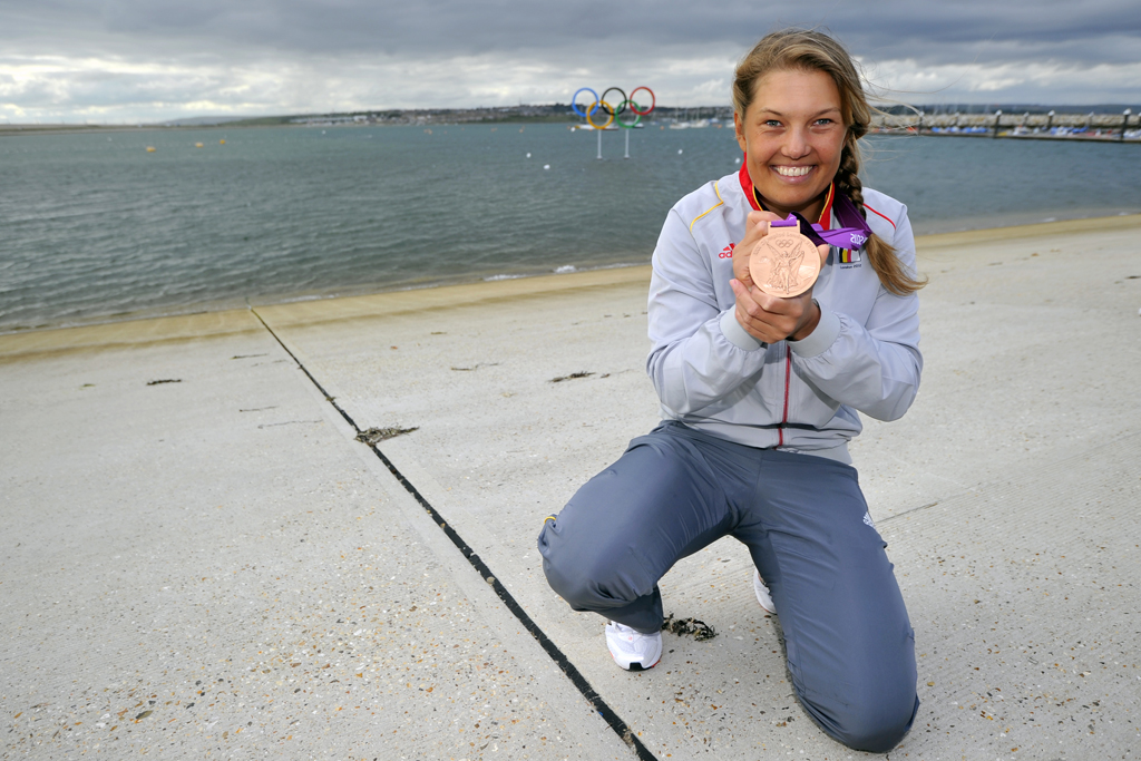 Evi Van Acker gewann bei den Olympischen Spielen in London Bronze