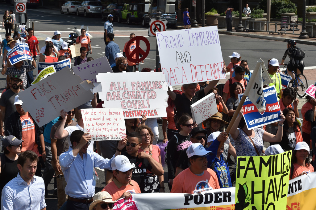 Proteste gegen Trumps Stopp von "Dreamer"-Programm in Washington