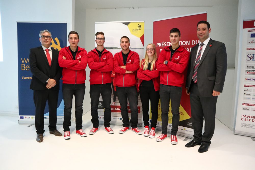 Sabrina Scheen, Johann Krings, Julien Boveroux, Mischa Meys und John Pauquet sind die ostbelgischen Teilnehmer bei den Worldskills in Abu Dhabi