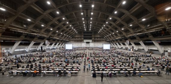 Zulassungsprüfung Medizinstudium (Bild: Benoît Doppagne/Belga)