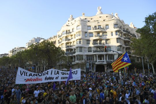 Großdemo in Barcelona
