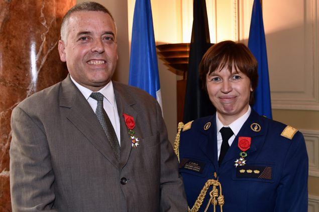 Ritter-Orden der Ehrenlegion für Claude Fontaine und Catherine De Bolle