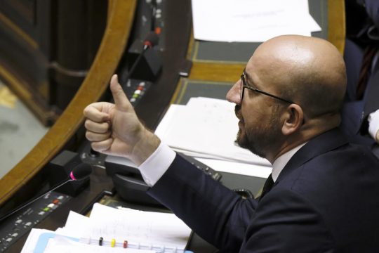 Premierminister Charles Michel