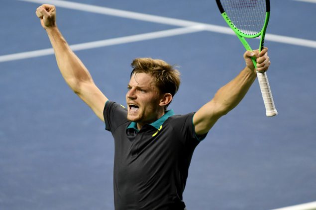David Goffin in Tokio erfolgreich (7.10.2017)