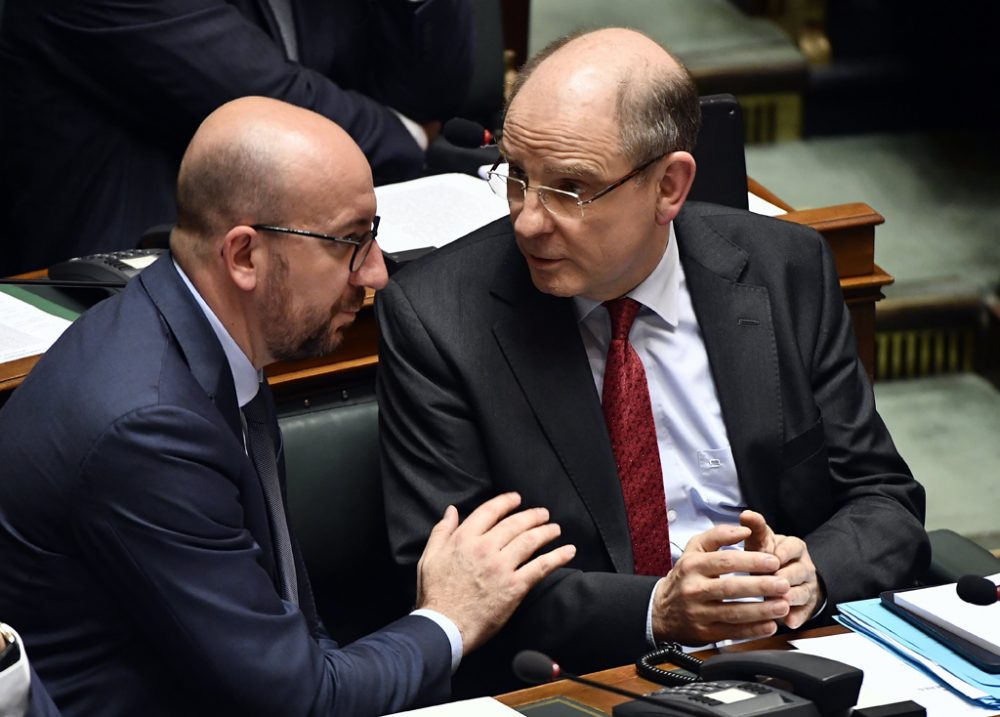 Premierminister Charles Michel und Justizminister Koen Geens