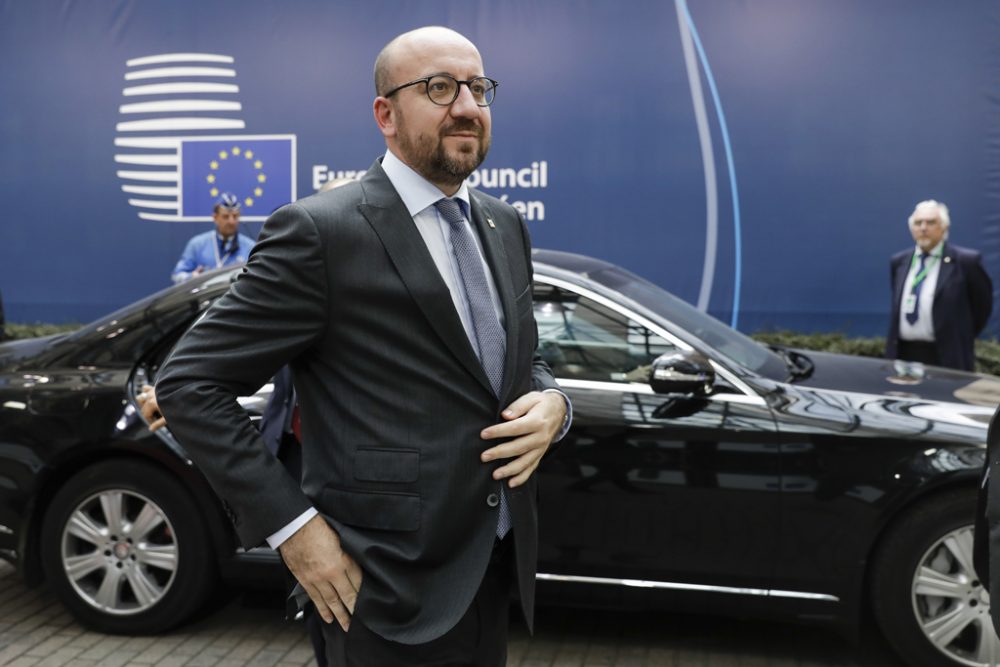 Charles Michel beim EU-Gipfel in Brüssel