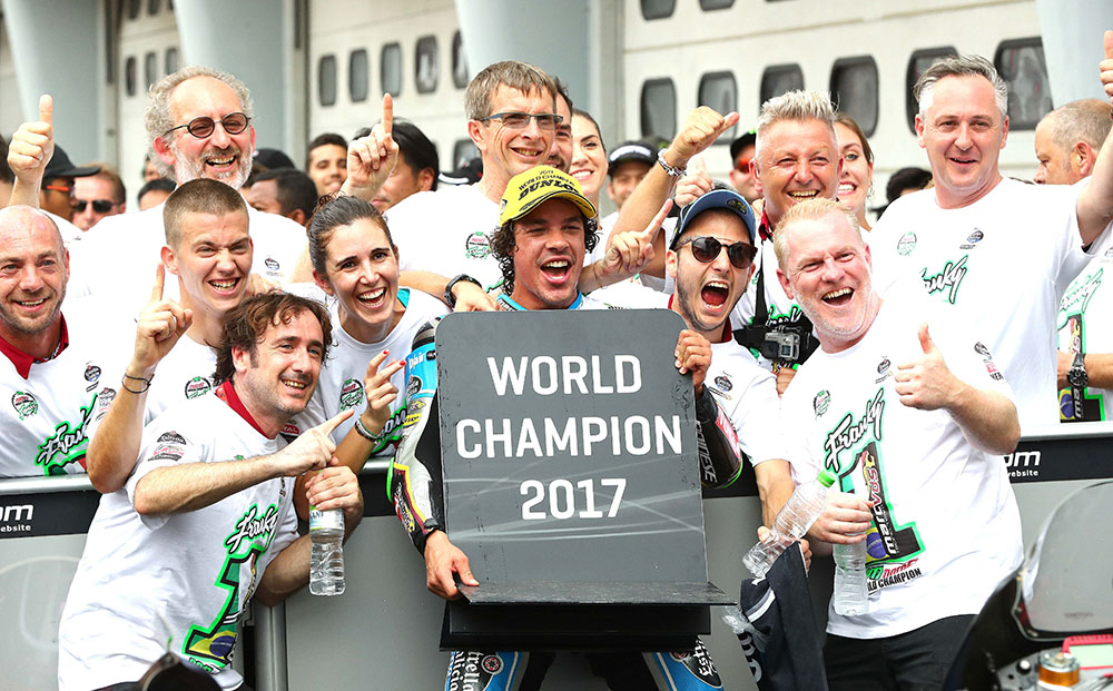 Morbidelli und Marc VDS sind Moto2-Weltmeister 2017