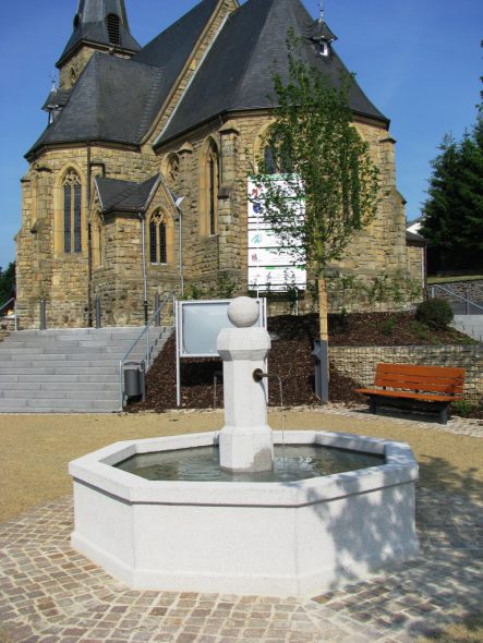 Dorfplatz in Oudler (Bild: Gemeindeverwaltung Burg Reuland)