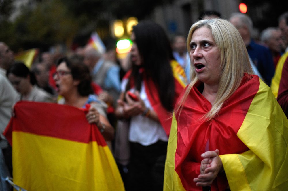 Pro-Spanien-Demo in Barcelona