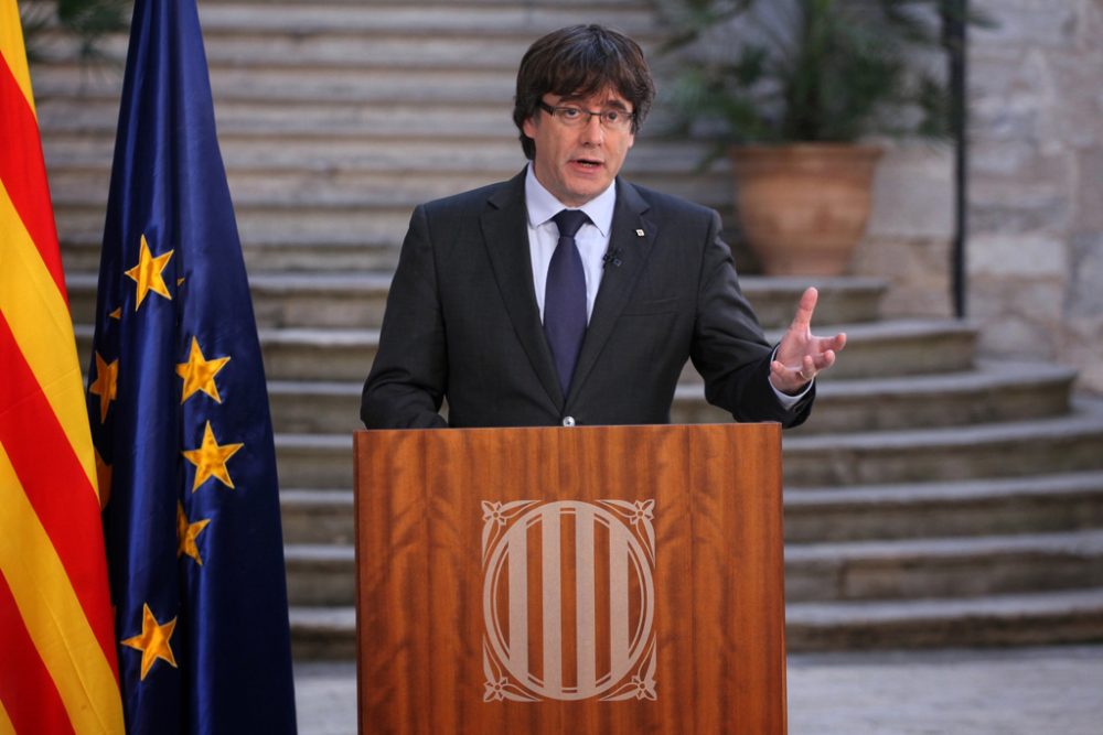 Der katalanische Regierungschef Carles Puigdemont