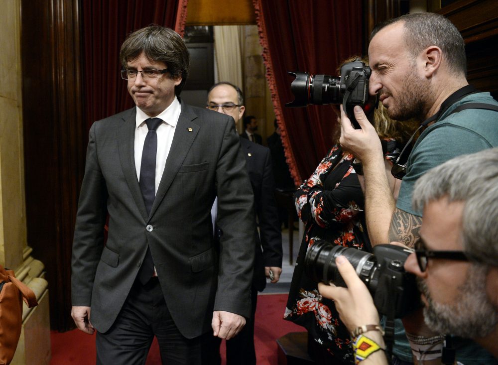 Der katalanische Regierungschef Carles Puigdemont (Bild: Josep Lago/AFP)