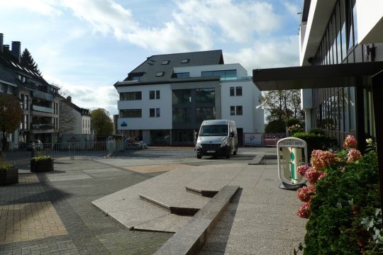 Rathausplatz von St. Vith (Bild: Raffaela Schaus/BRF)
