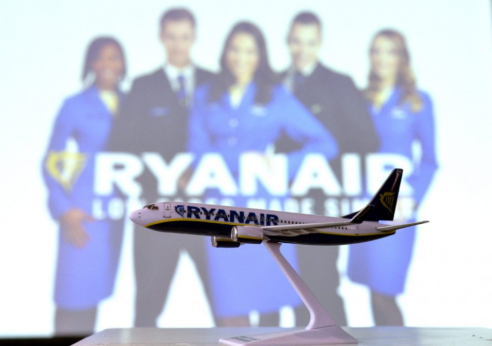 Ryanair-PK in Charleroi