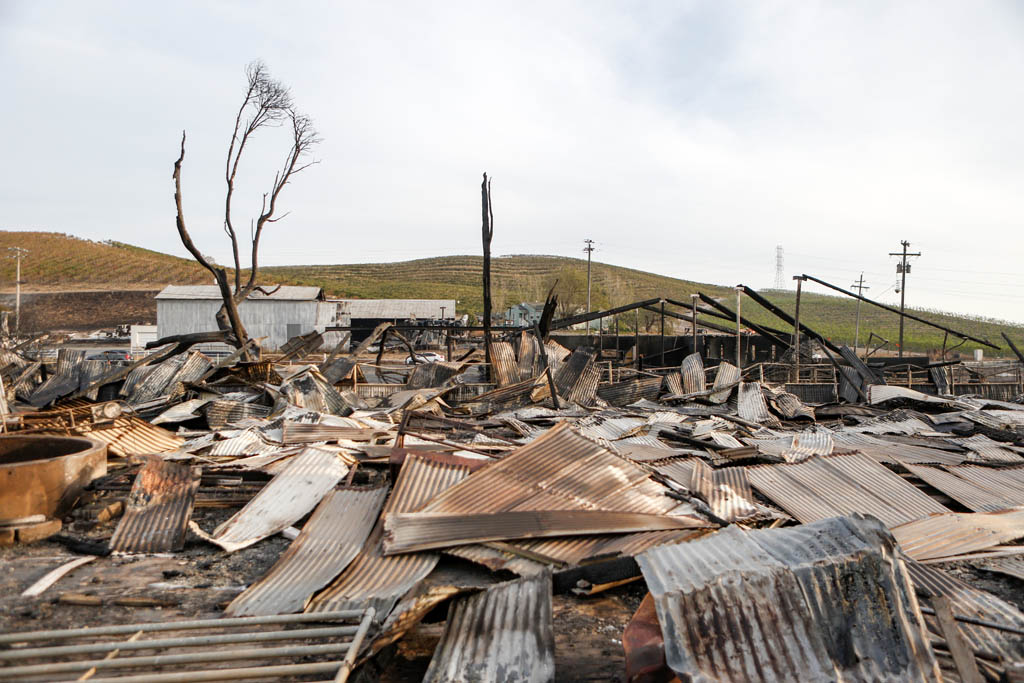 Schäden nach Waldbränden in Kalifornien