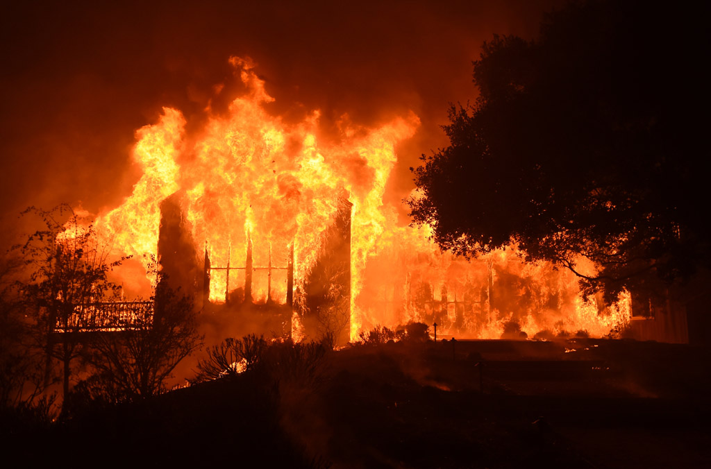 Waldbrände Kalifornien Oktober 2017