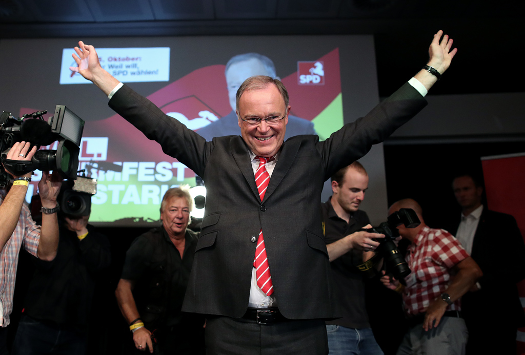 SPD gewinnt Landtagswahl in Niedersachsen