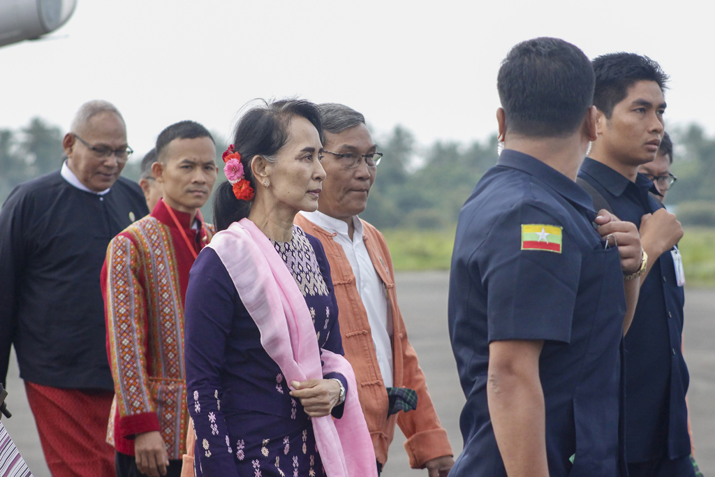 Myanmars Regierungschefin Aung Suu Kyi