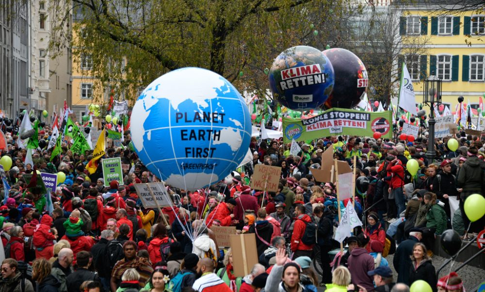 Klima-Demonstration in Bonn
