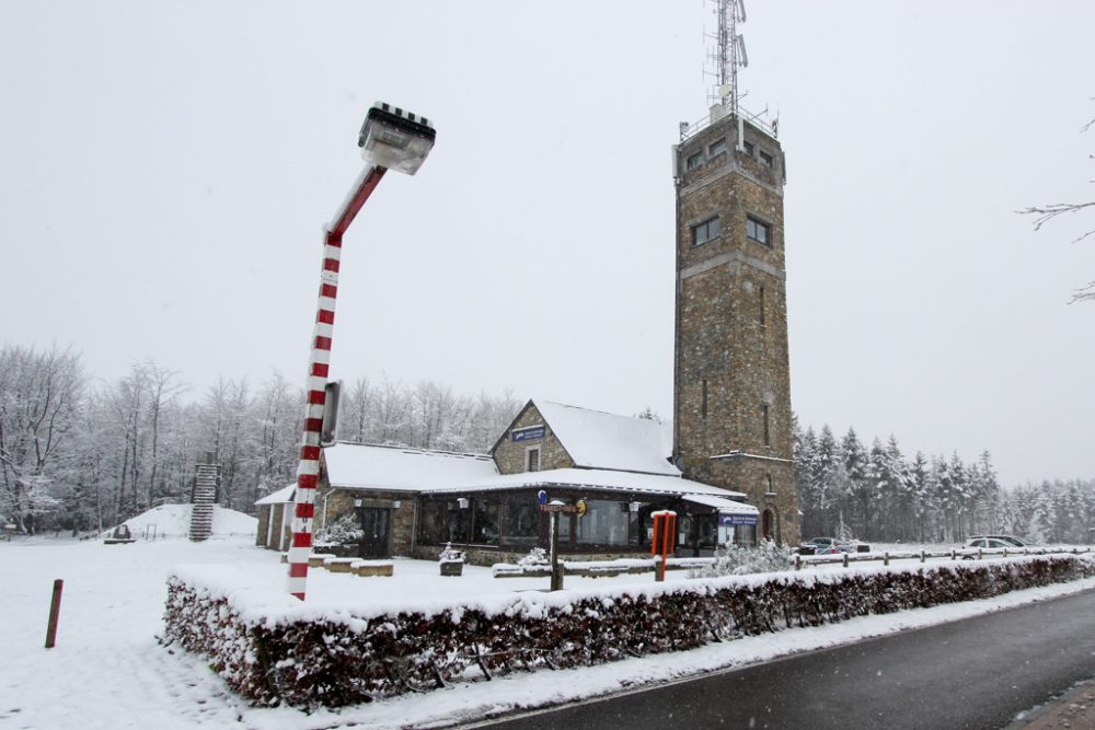 Schnee auf Botrange