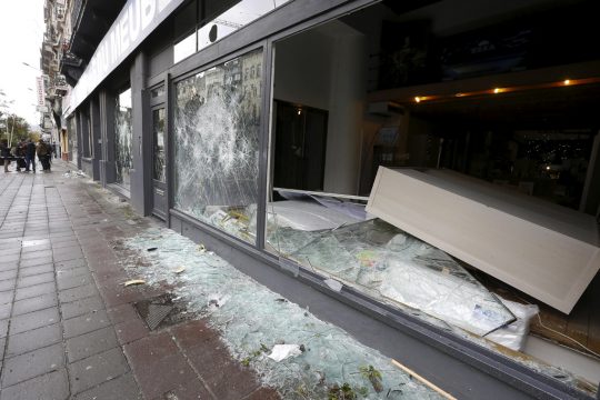 Ausschreitungen in Brüssel (11.11.2017)