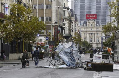 Ausschreitungen in Brüssel (11.11.2017)