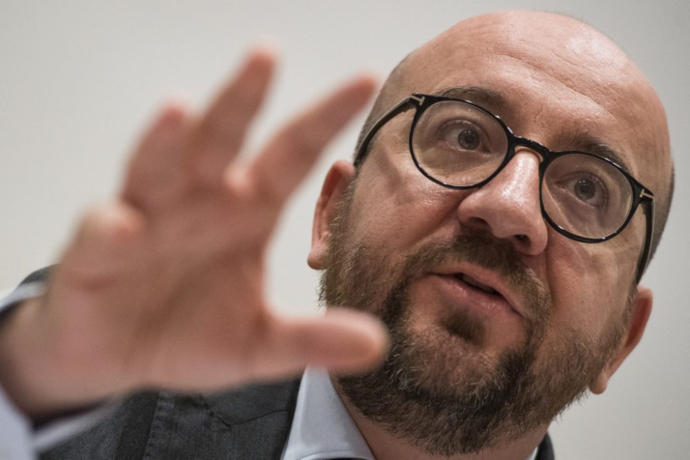 Premierminister Charles Michel (MR) in der Kammerkommission