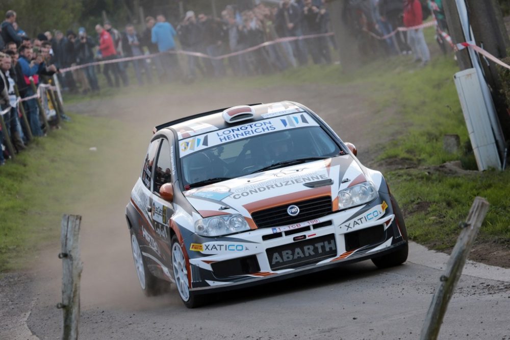 Stephan Hermann/Achim Maraite im Fiat Punto S1600 bei der Rallye du Condroz (Bild: BRC)