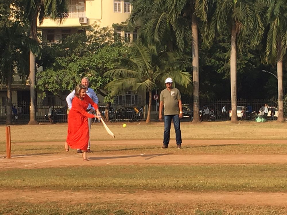 Königliches Cricket-Training in Indien (Bild: Simonne Doepgen/BRF)