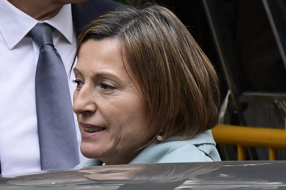 Die katalanische Parlamentspräsidentin Carme Forcadell