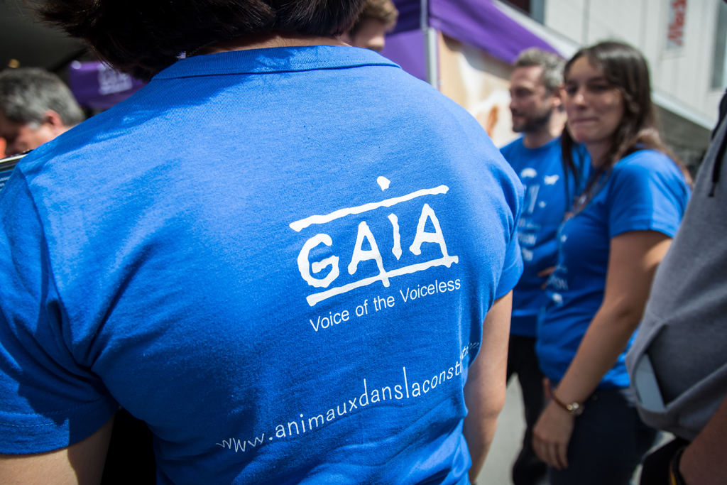 GAIA kämpft gegen Tierversuche (Foto: Aurore Bellot/Belga)