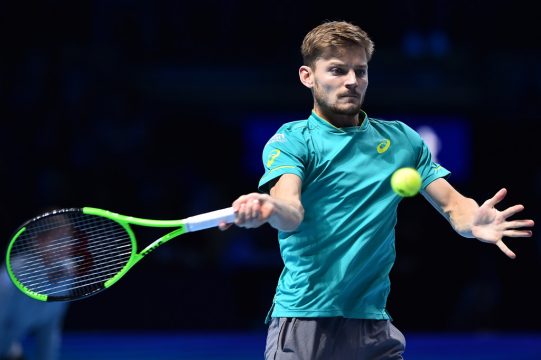 Davis Goffin beim Finale der ATP-Masters