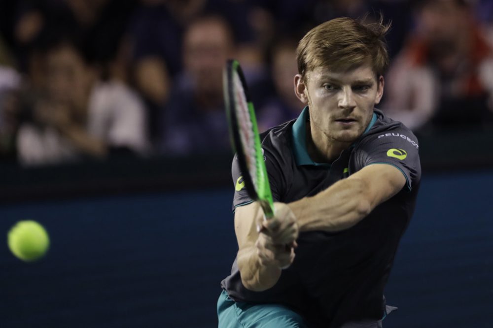 David Goffin beim ATP-Turnier von Paris-Bercy