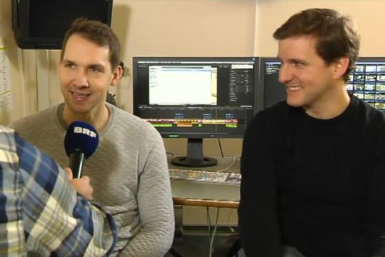 Bartosz Kedziora und Andreas Jerusalem (Bild: BRF Fernsehen)