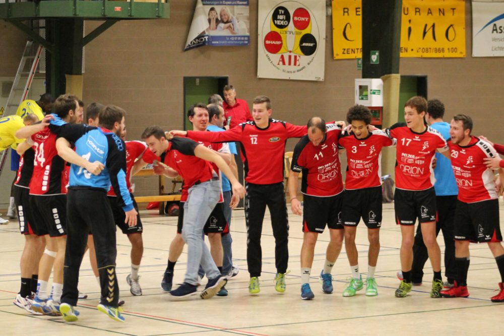 1. Handballdivision: HC Eynatten-Raeren gewinnt gegen Olse Merksem (4.11.2017)