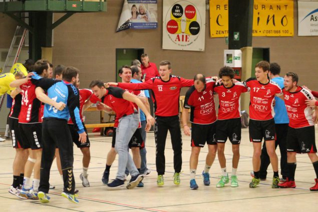 1. Handballdivision: HC Eynatten-Raeren gewinnt gegen Olse Merksem (4.11.2017)