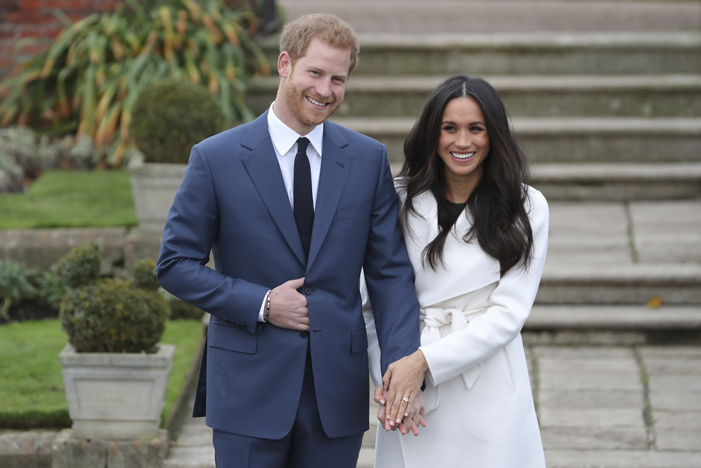 Prinz Harry und seine Verlobte Meghan Markle zeigen sich der Öffentlichkeit