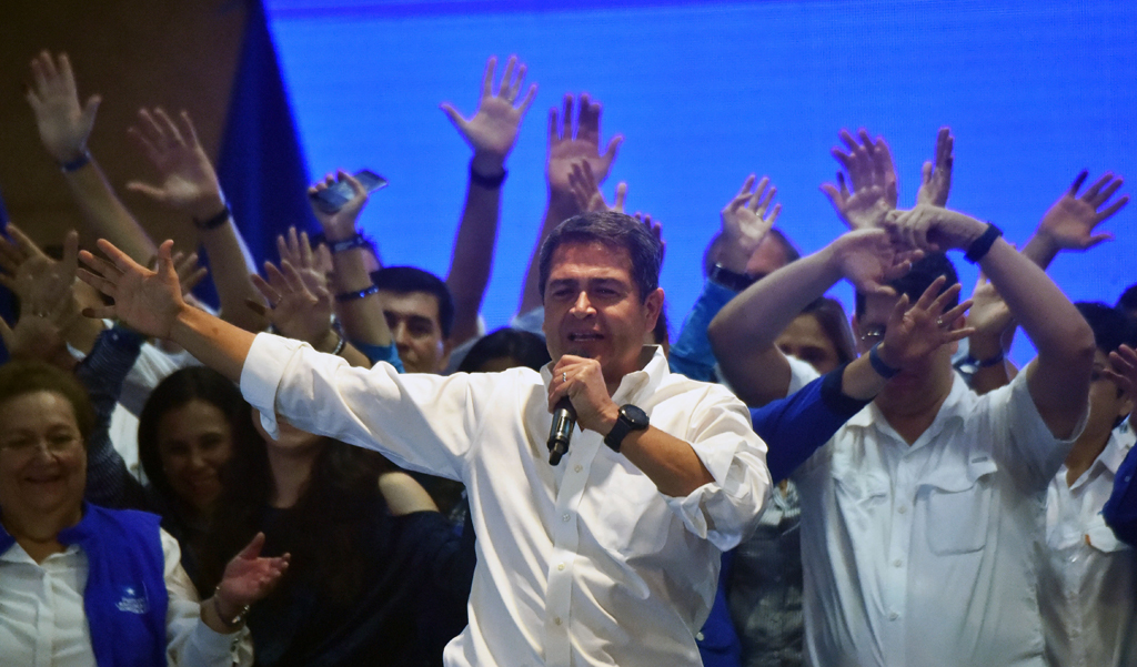 Präsident von Honduras, Juan Orlando Hernandez (Bild: Rodrigo Arangua/AFP)