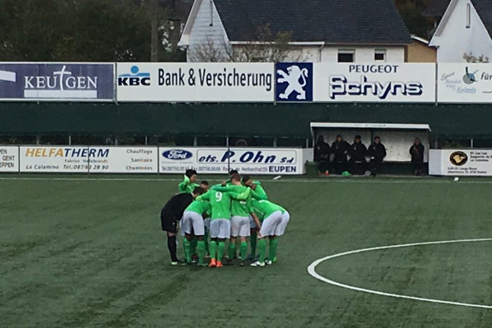 Union Kelmis verliert 0:1 gegen La Louvieère (5. November 2017)