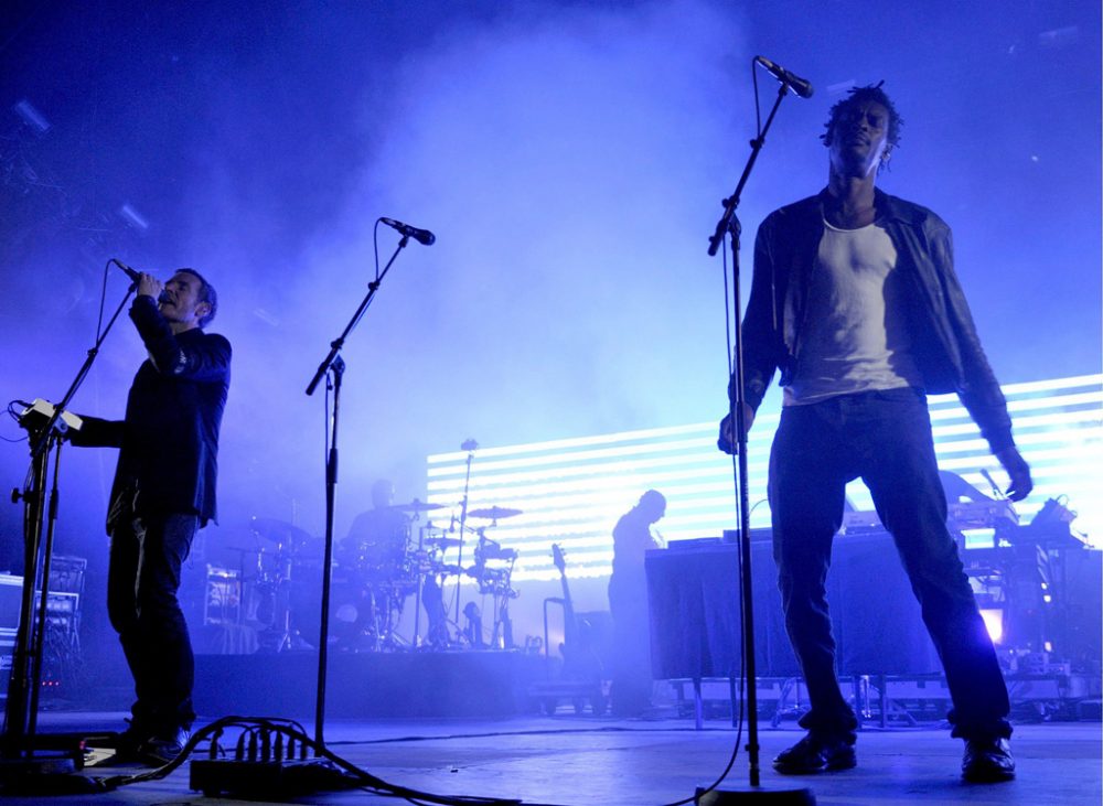 Massive Attack: Robert Del Naja und Grantley Marshall kommen zu den Ardentes (Bild: Laurent Gillieron/EPA)