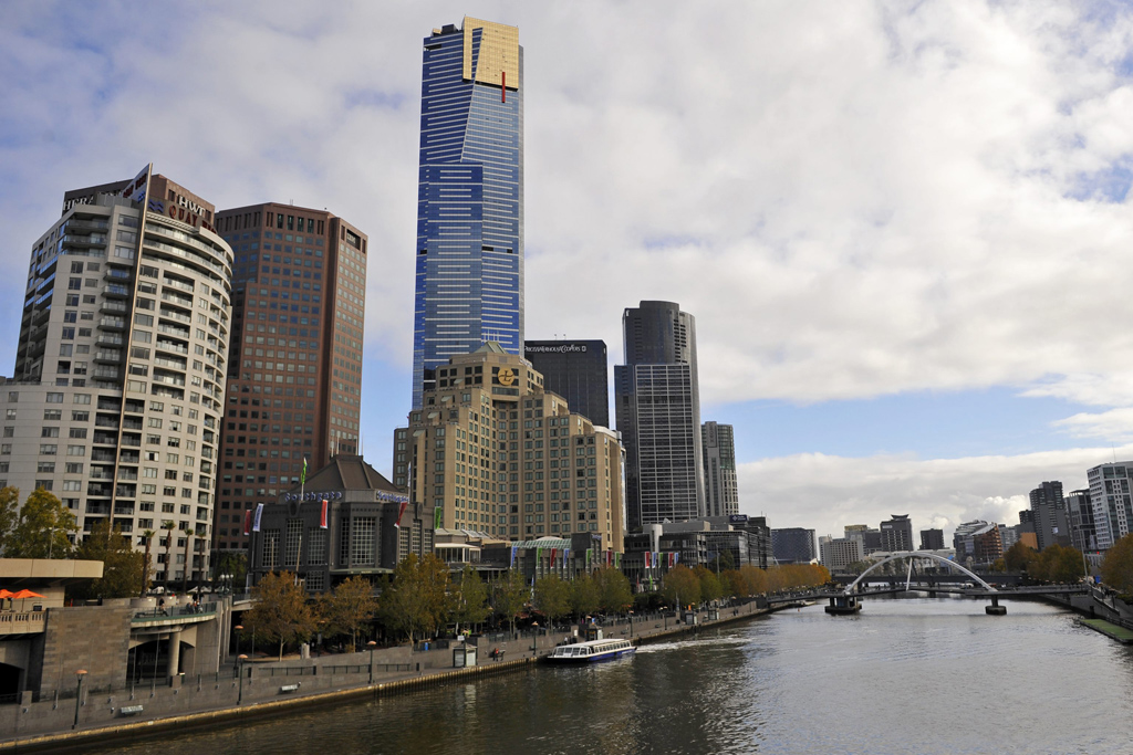 Die Metropole Melbourne in Australien