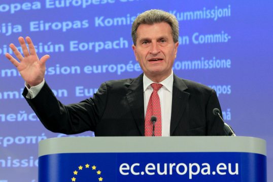 EU-Haushaltskommissar Oettinger